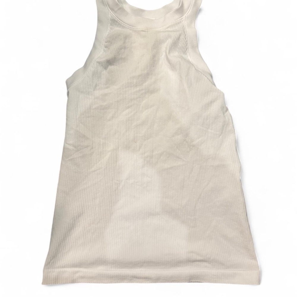 Athleta white and black Tank Tops